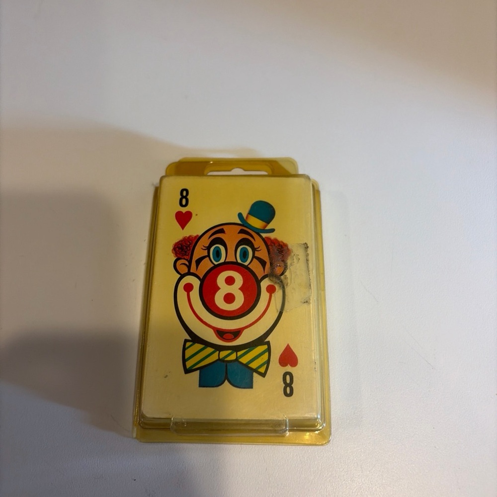 Golden- Vintage Clown-Themed Card Game ~Coleectible